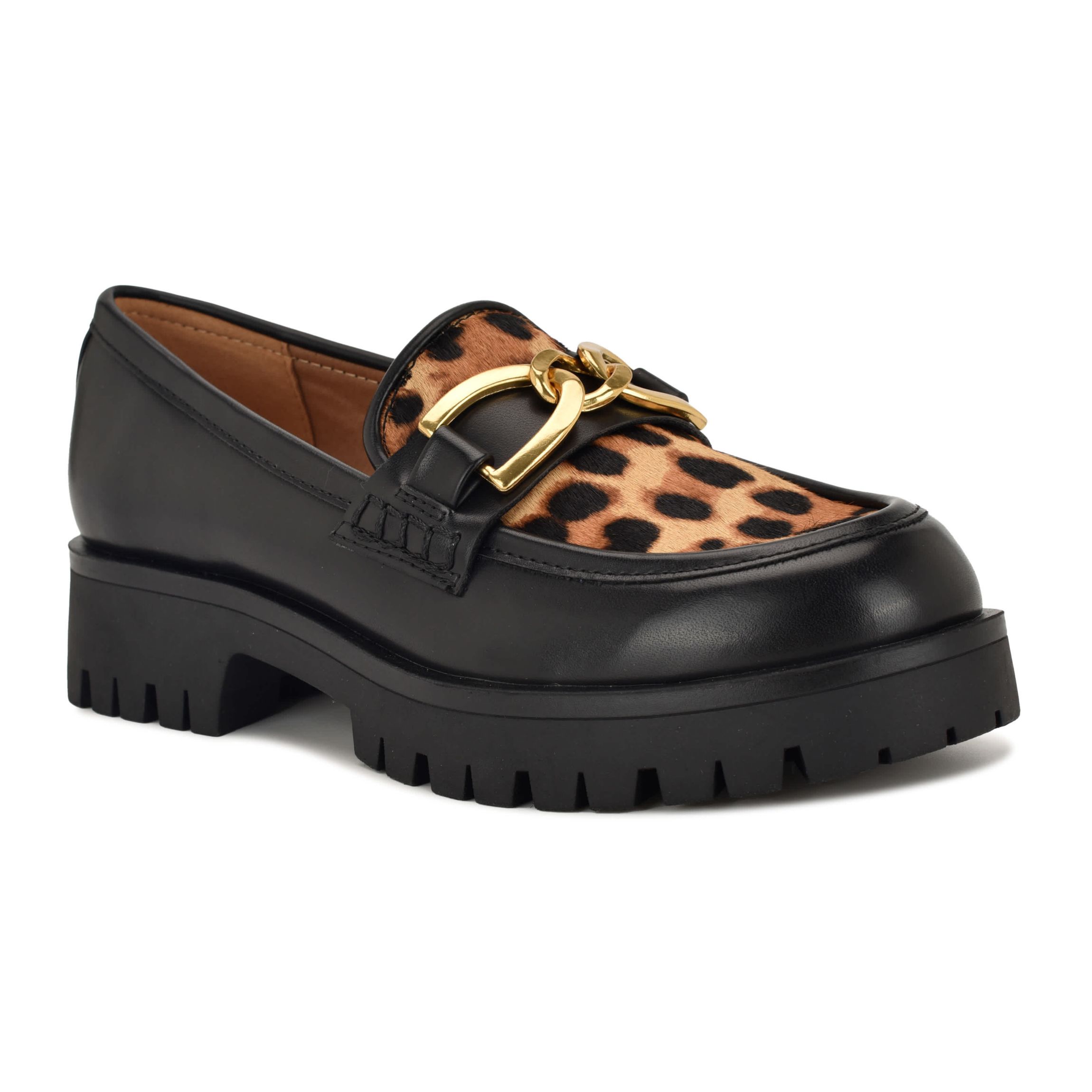 Nine West Gables Round Toe Lug Sole Casual Loafers | Belk display picture 3