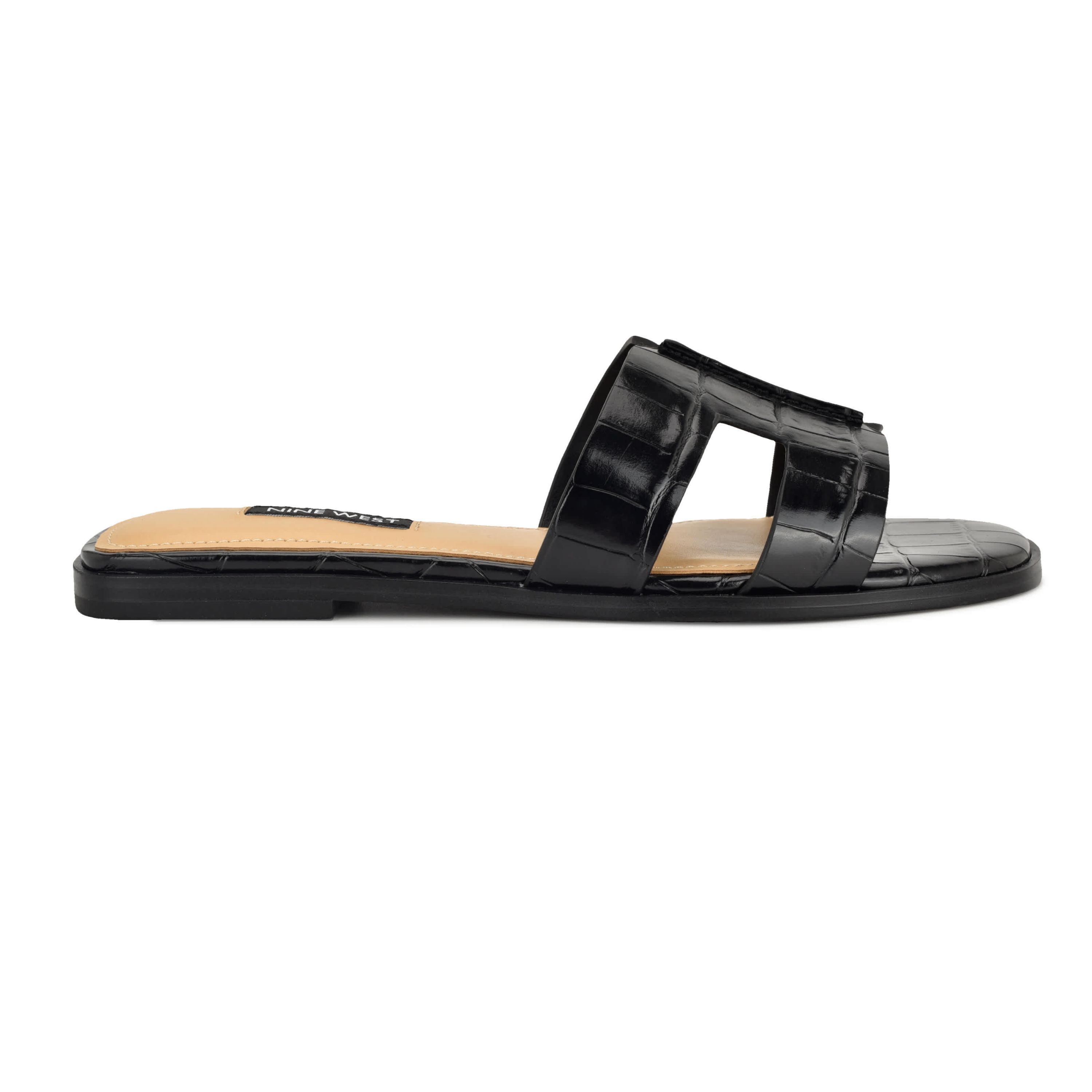 Giny Studded Slip-on Flat Casual Studded Sandals
