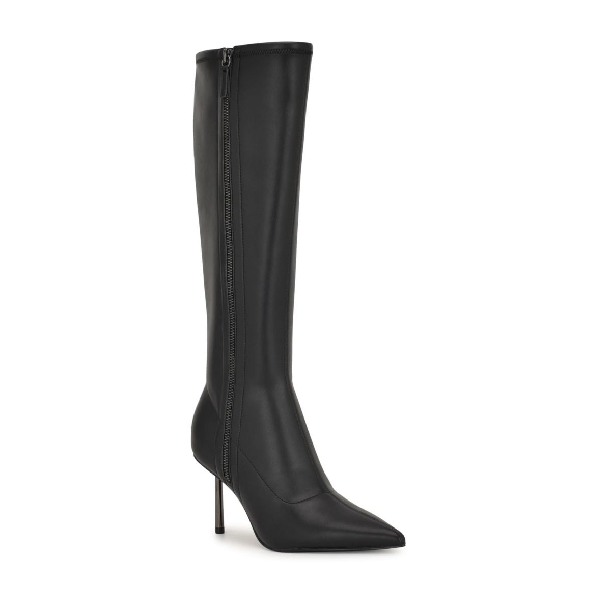 Derand Pointy Toe Tall Shaft Dress Boots