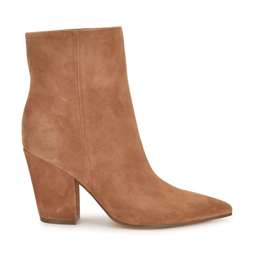 Ariza Block Heel Dress Ankle Booties