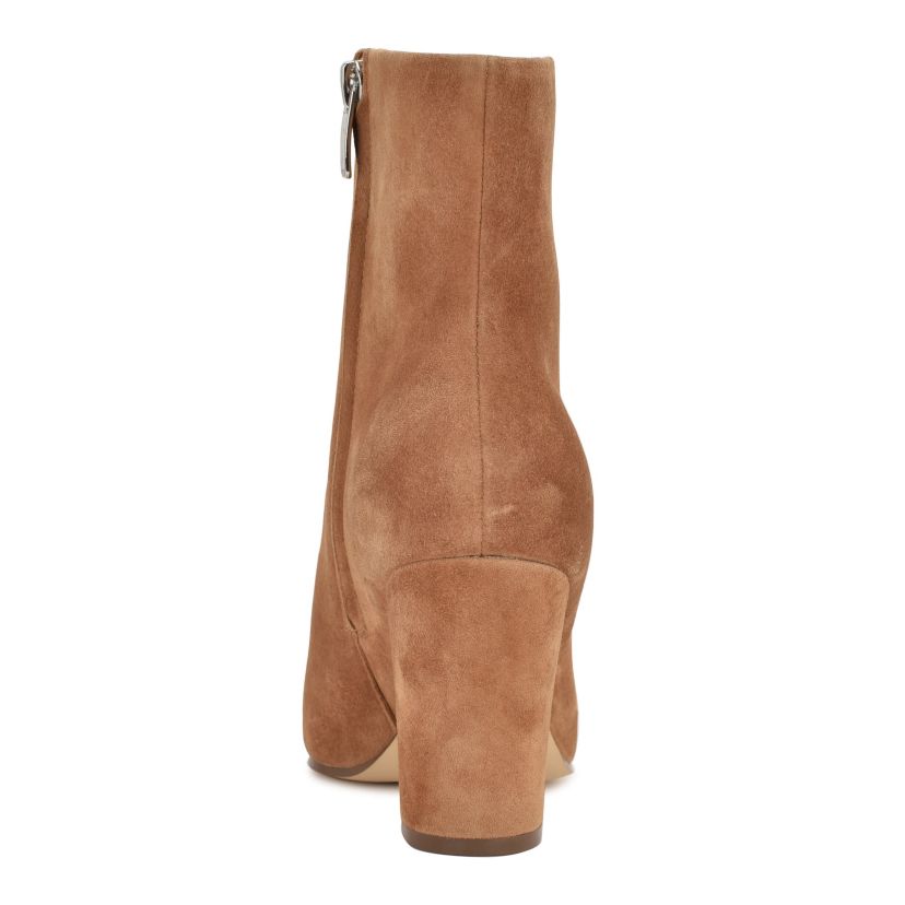 Ariza Block Heel Dress Ankle Booties