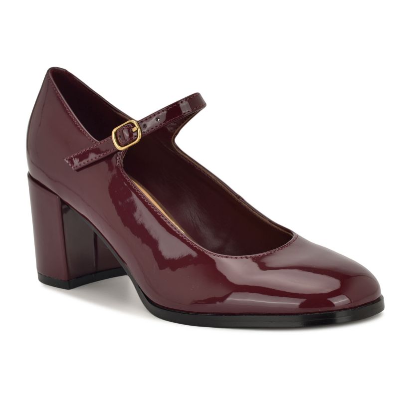 Maryj Mary Jane Block Heel Dress Pumps