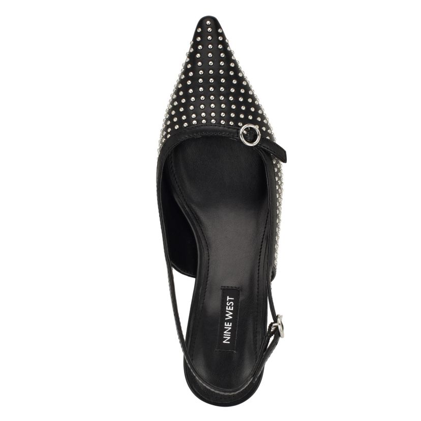 Ashlea Slip-on Slingback Dress Pumps