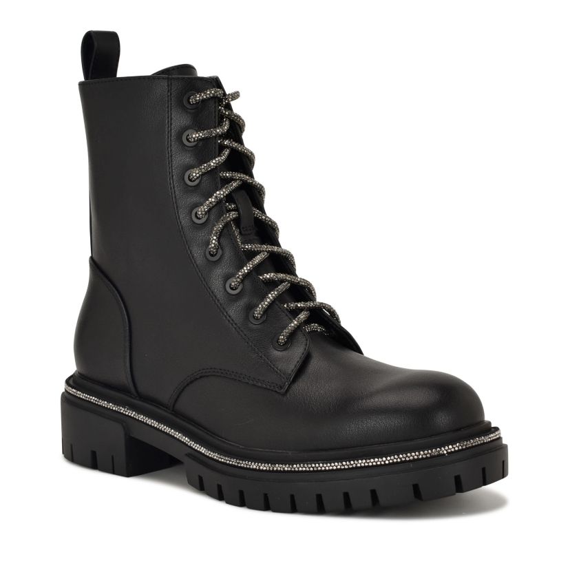 Jarret Lace-up Casual Ankle Lug-sole Booties
