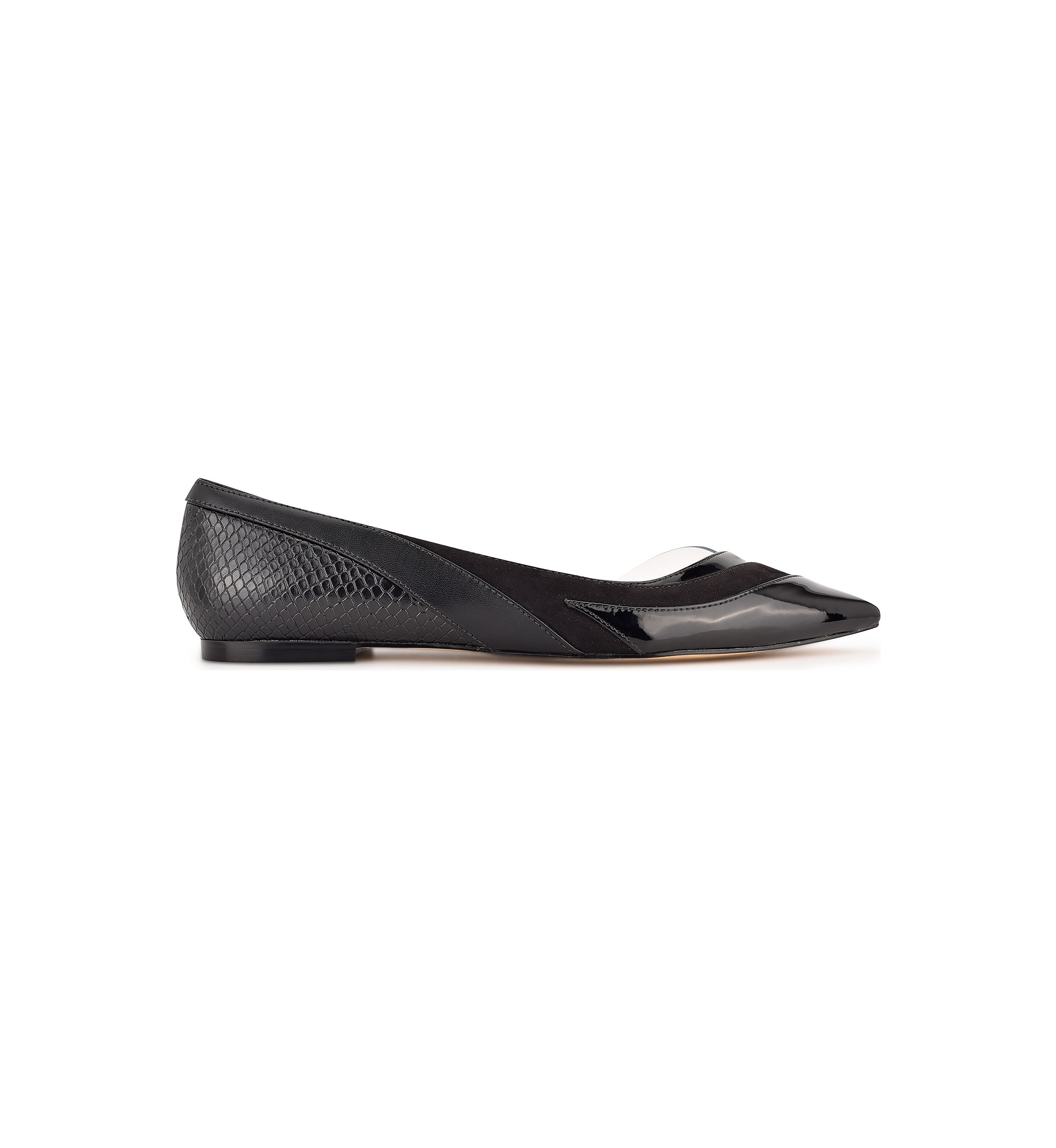 Byebye DOrsay Pointed Toe Flats