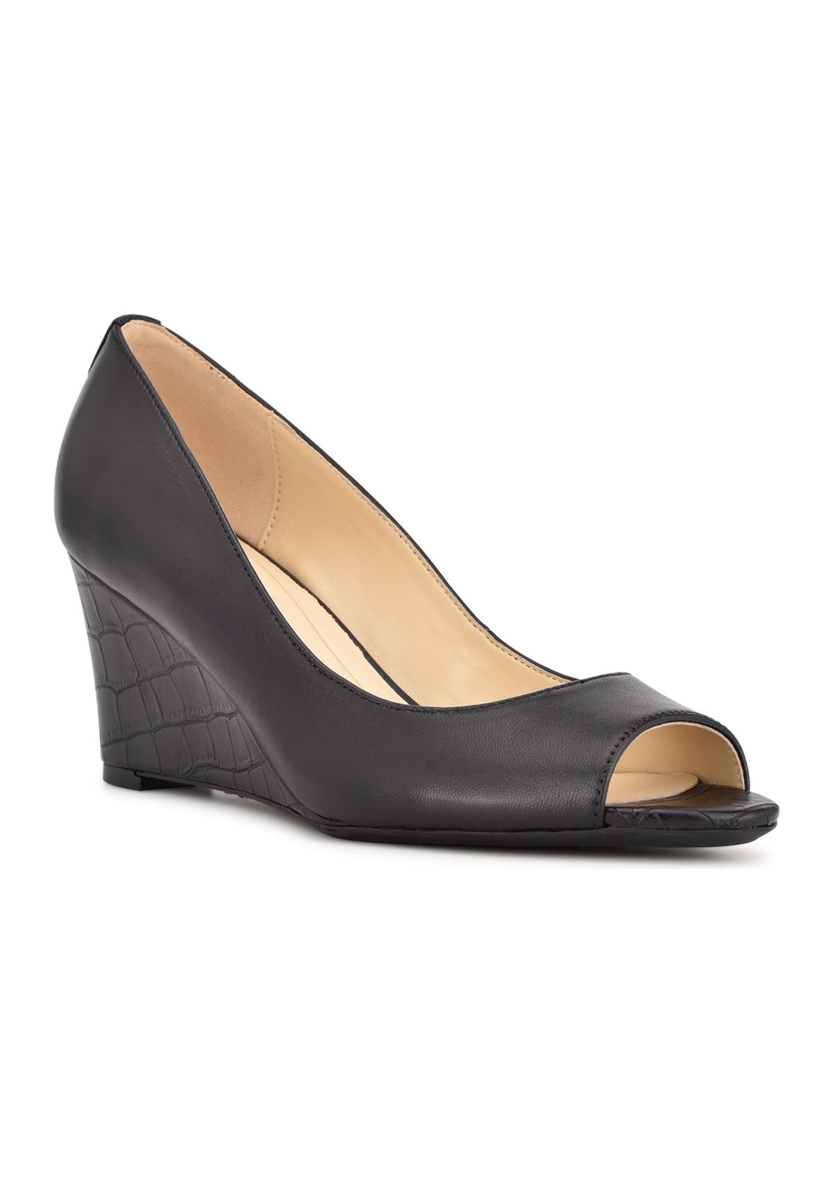 Cape 9X9 Peep Toe Dress Wedges