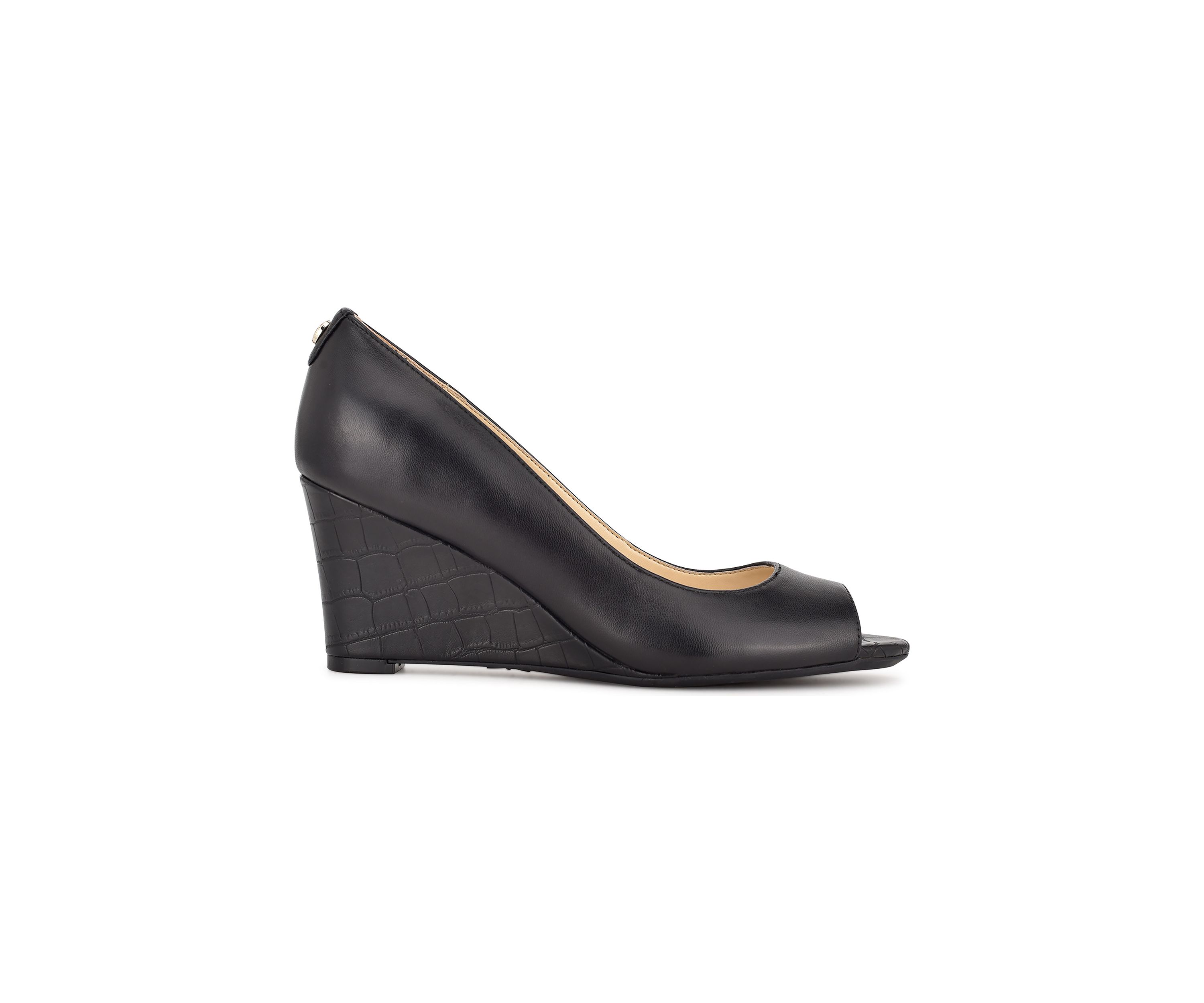 Cape 9X9 Peep Toe Dress Wedges