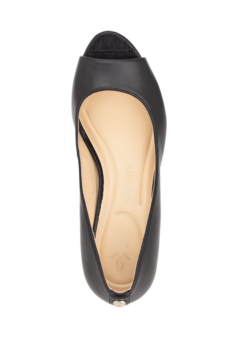 Cape 9X9 Peep Toe Dress Wedges