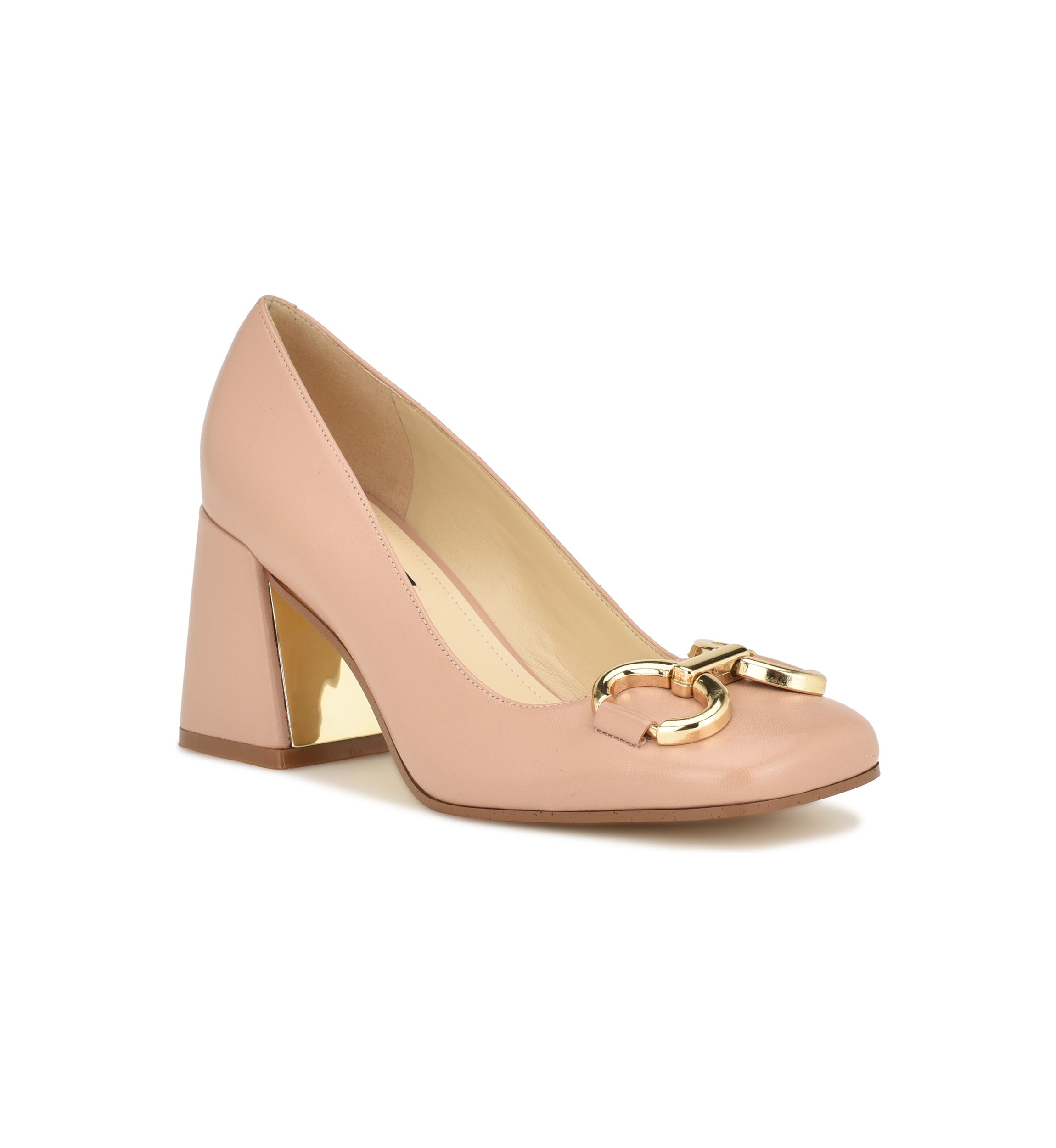 Caven Square Toe Block Heel Dress Pumps