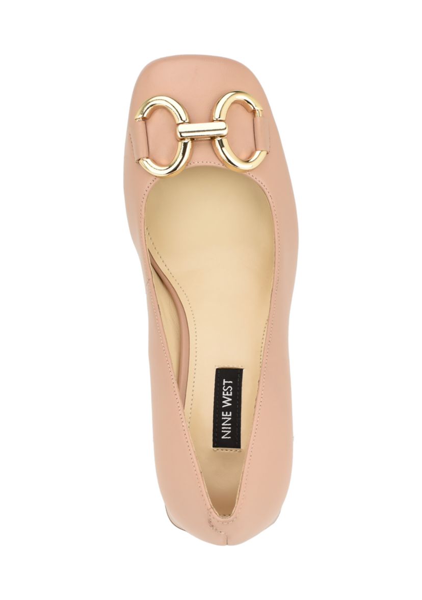 Caven Square Toe Block Heel Dress Pumps