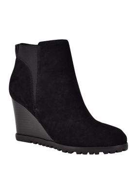 Nine west deals carter wedge booties