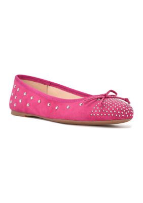 Nine West Curvy Studded Ballet Flats | belk