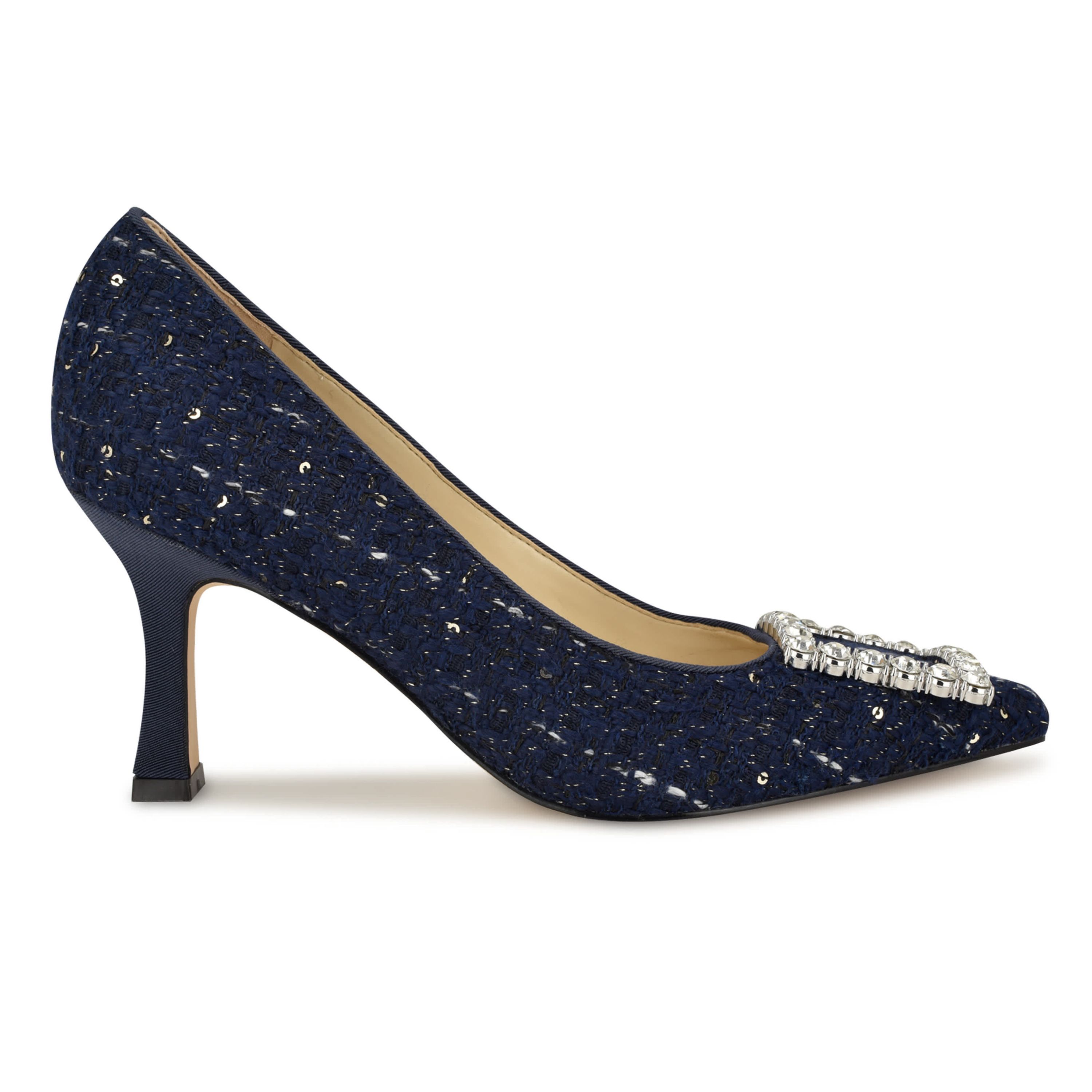 Jaquee Pointy Toe Embellished Dress Pumps