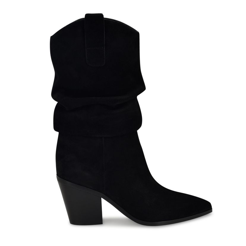 Kadon Pointy Toe Block Heel Dress Booties