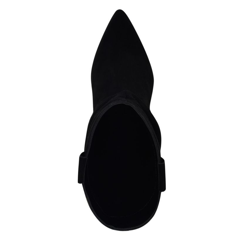 Kadon Pointy Toe Block Heel Dress Booties