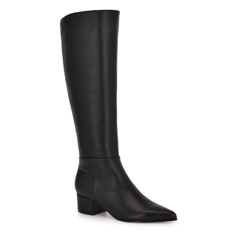 Morgin Pointy Toe Block Heel Dress Boots
