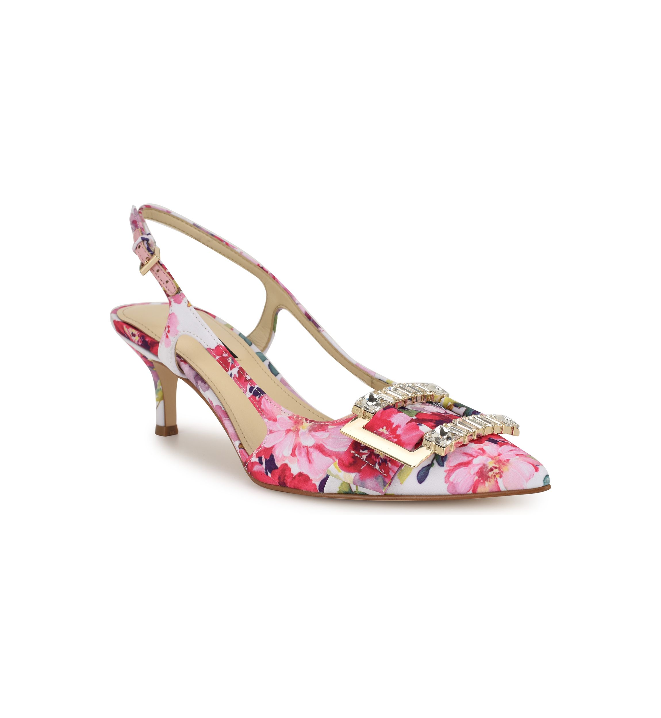 Neeri Pointy Toe Slingback Dress Pumps