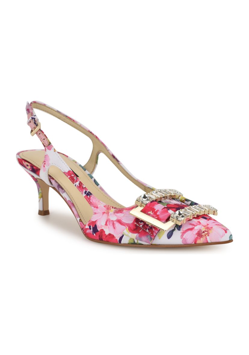 Neeri Pointy Toe Slingback Dress Pumps