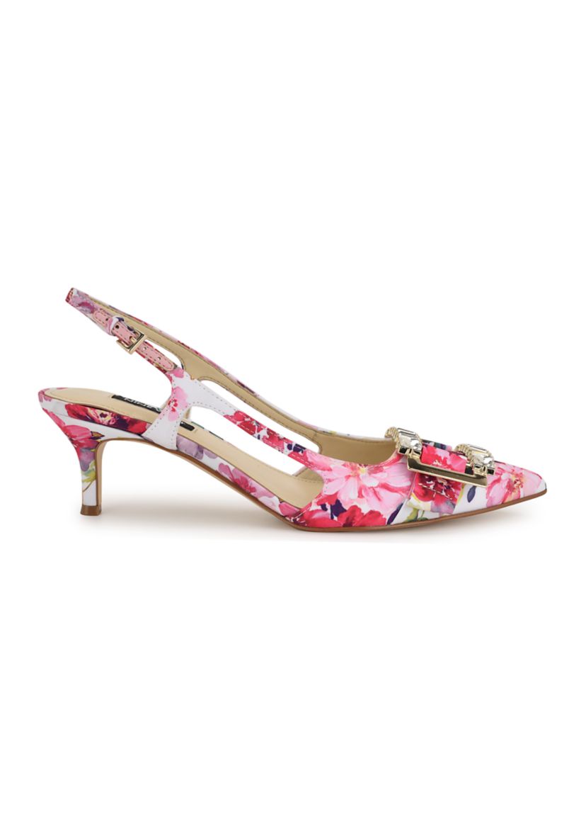 Neeri Pointy Toe Slingback Dress Pumps
