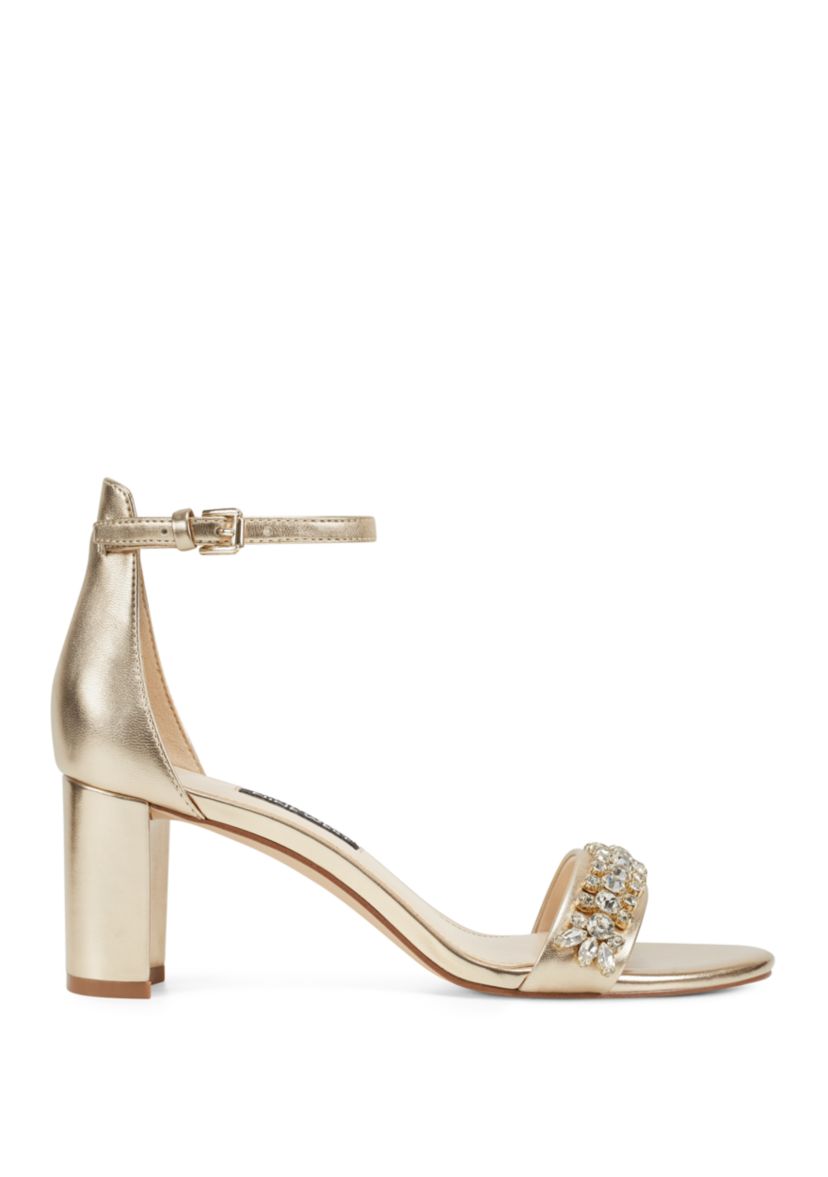 Perla Bejeweled Sandals 
