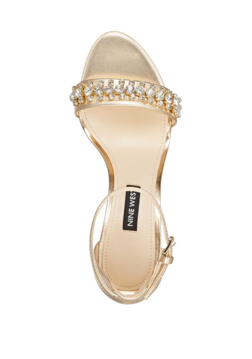 Perla Bejeweled Sandals 