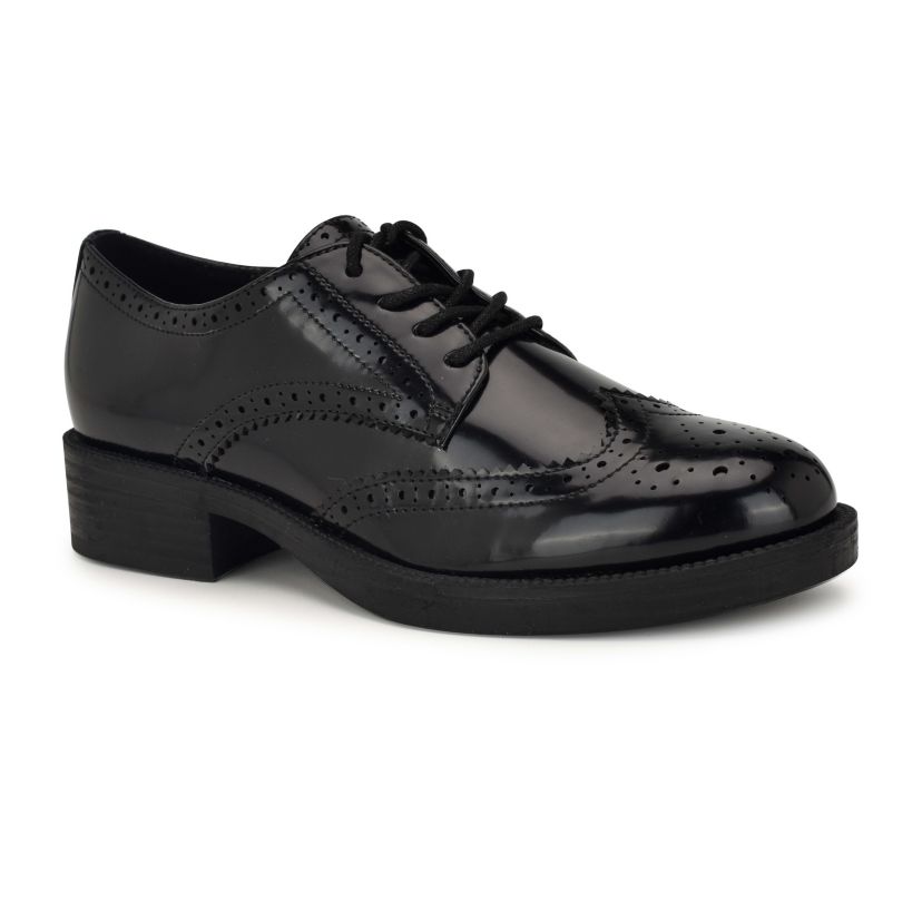 Studey Round Toe Lace-up Casual Loafers