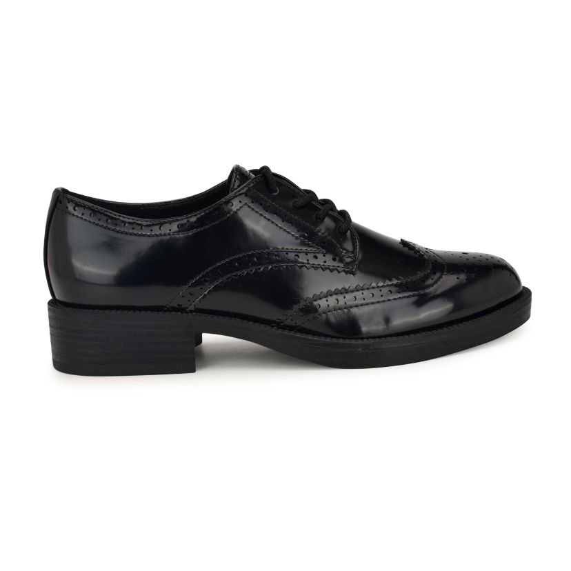 Studey Round Toe Lace-up Casual Loafers