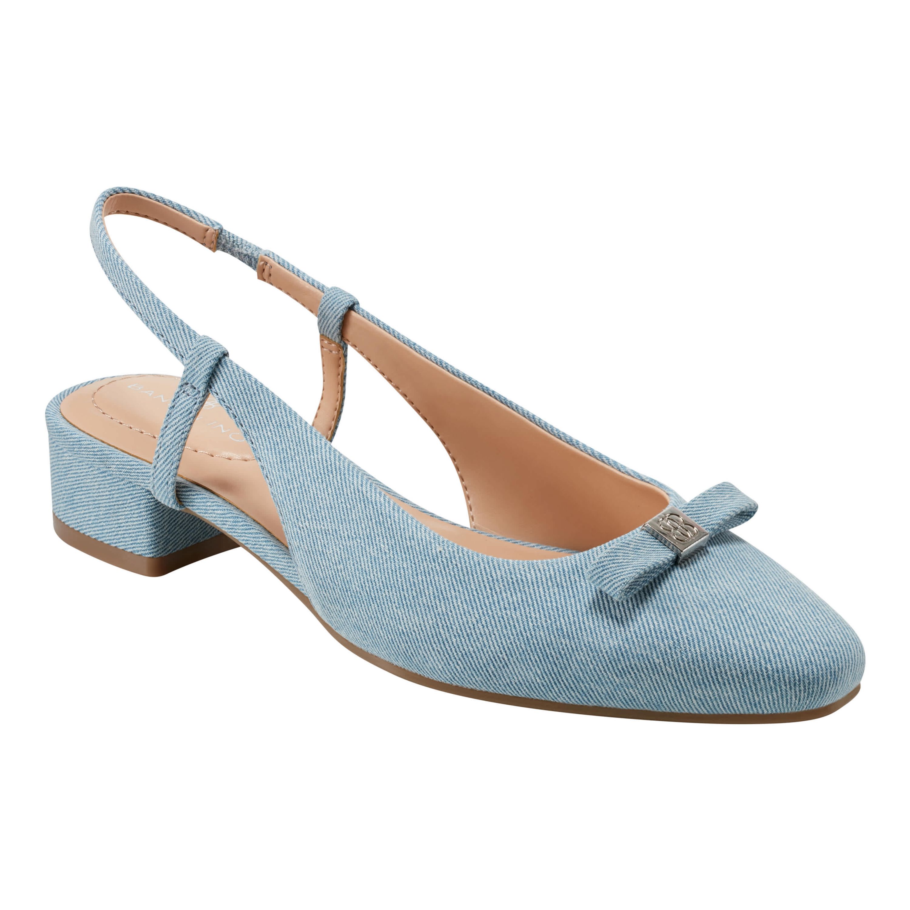 Andies Block Heel Slingback Dress Pumps