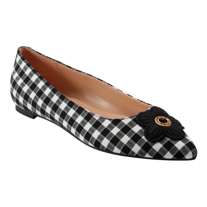 Starry Slip-on Pointy Toe Dress Flats