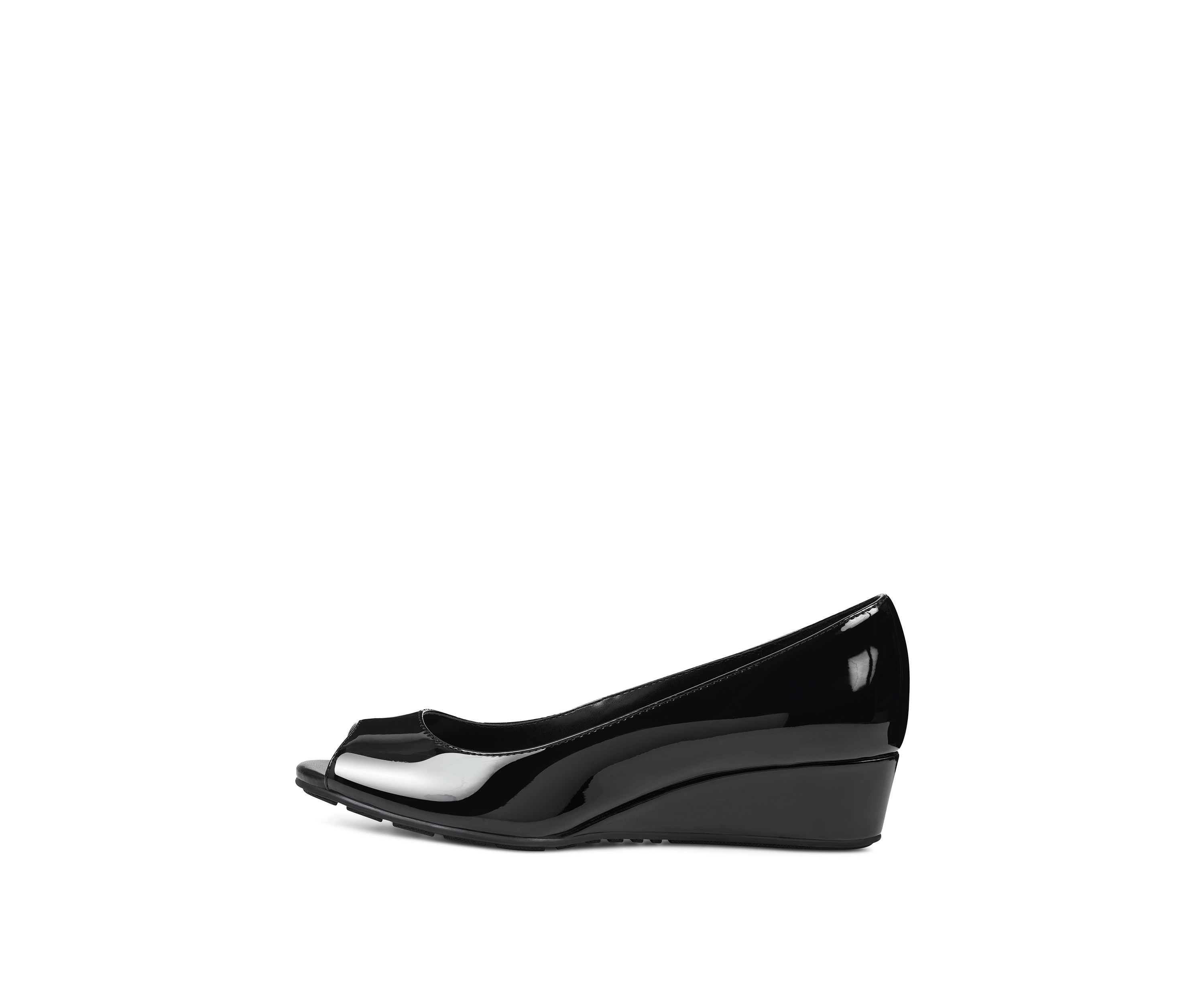 Candra Peep-Toe Closed Back Dress Wedges