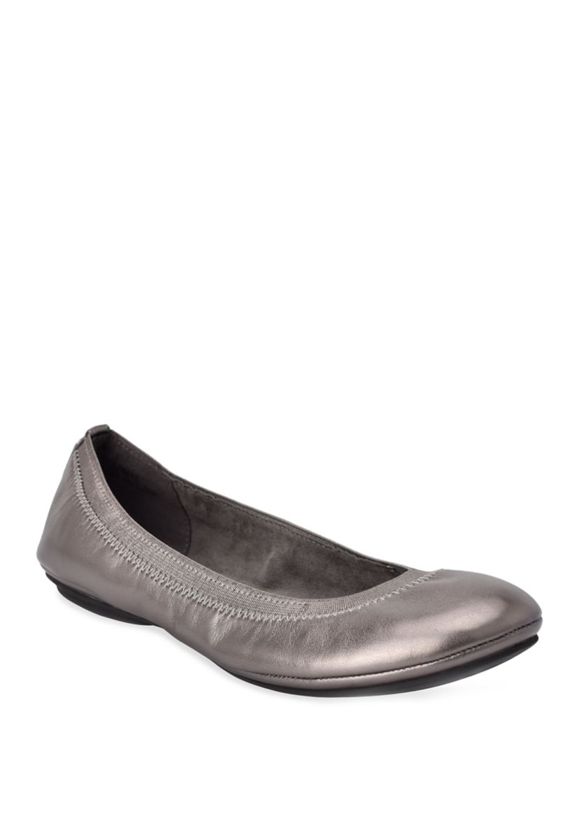 Edition Round Toe Elastic Topline Ballet Flats
