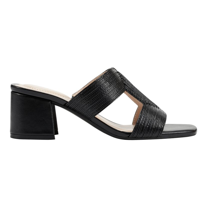 Merily Square Toe Slip On Dress Sandals