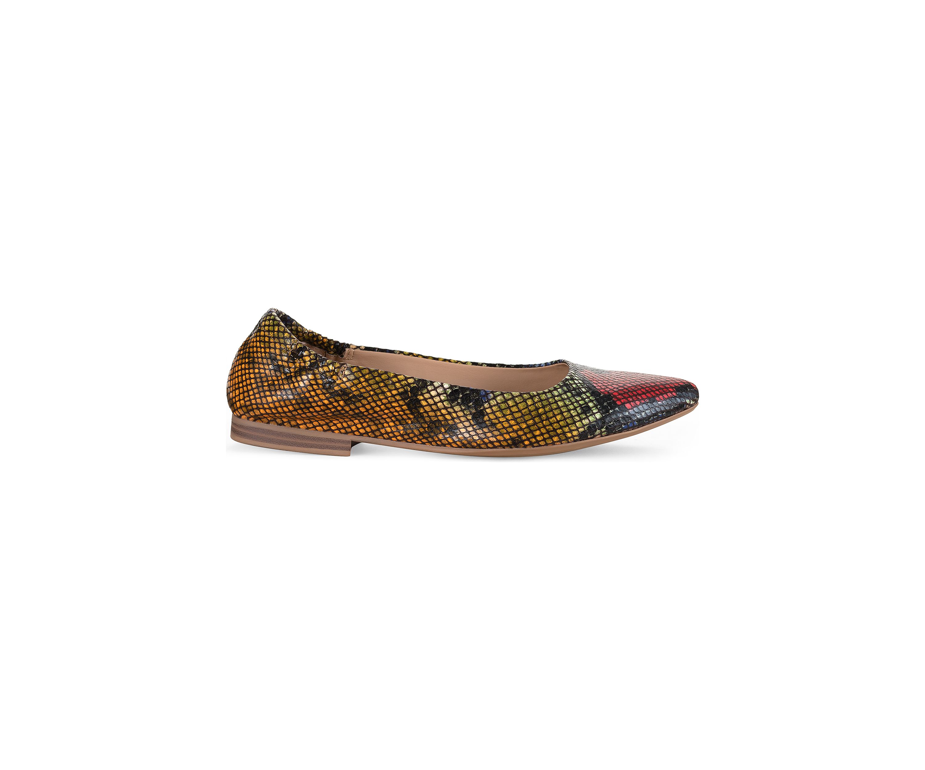Jessica Snakeskin Flats