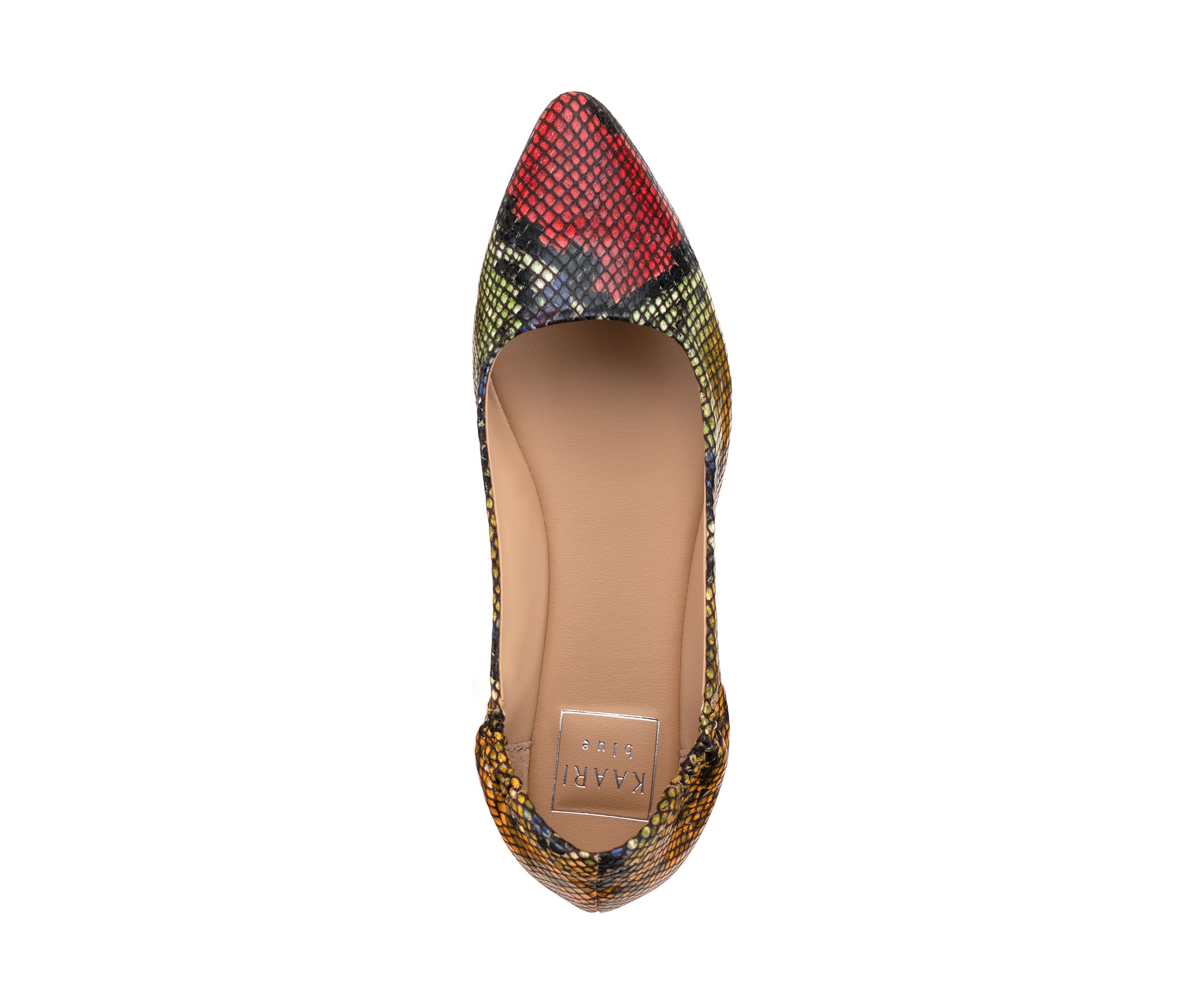 Jessica Snakeskin Flats