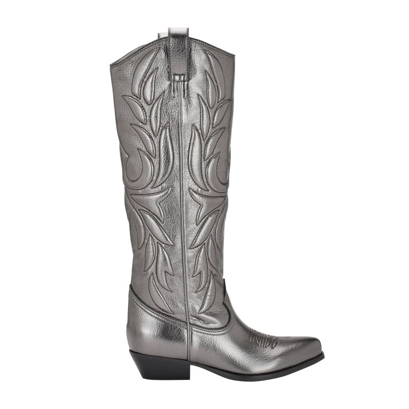 Ginnifer Tall Low BlockHeel Cowboy Boots