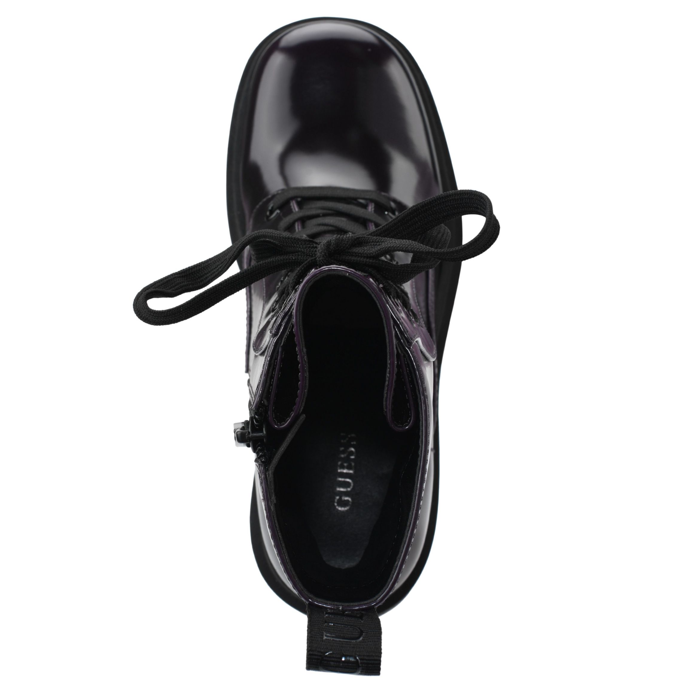 Juel Low Heel Lace Up Combat Booties
