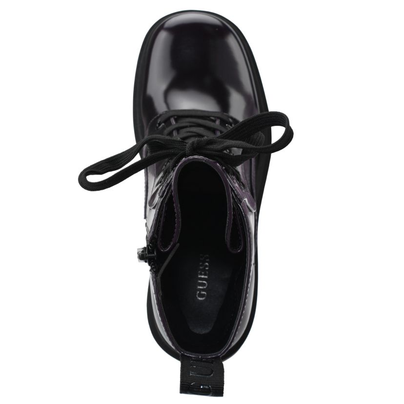 Juel Low Heel Lace Up Combat Booties
