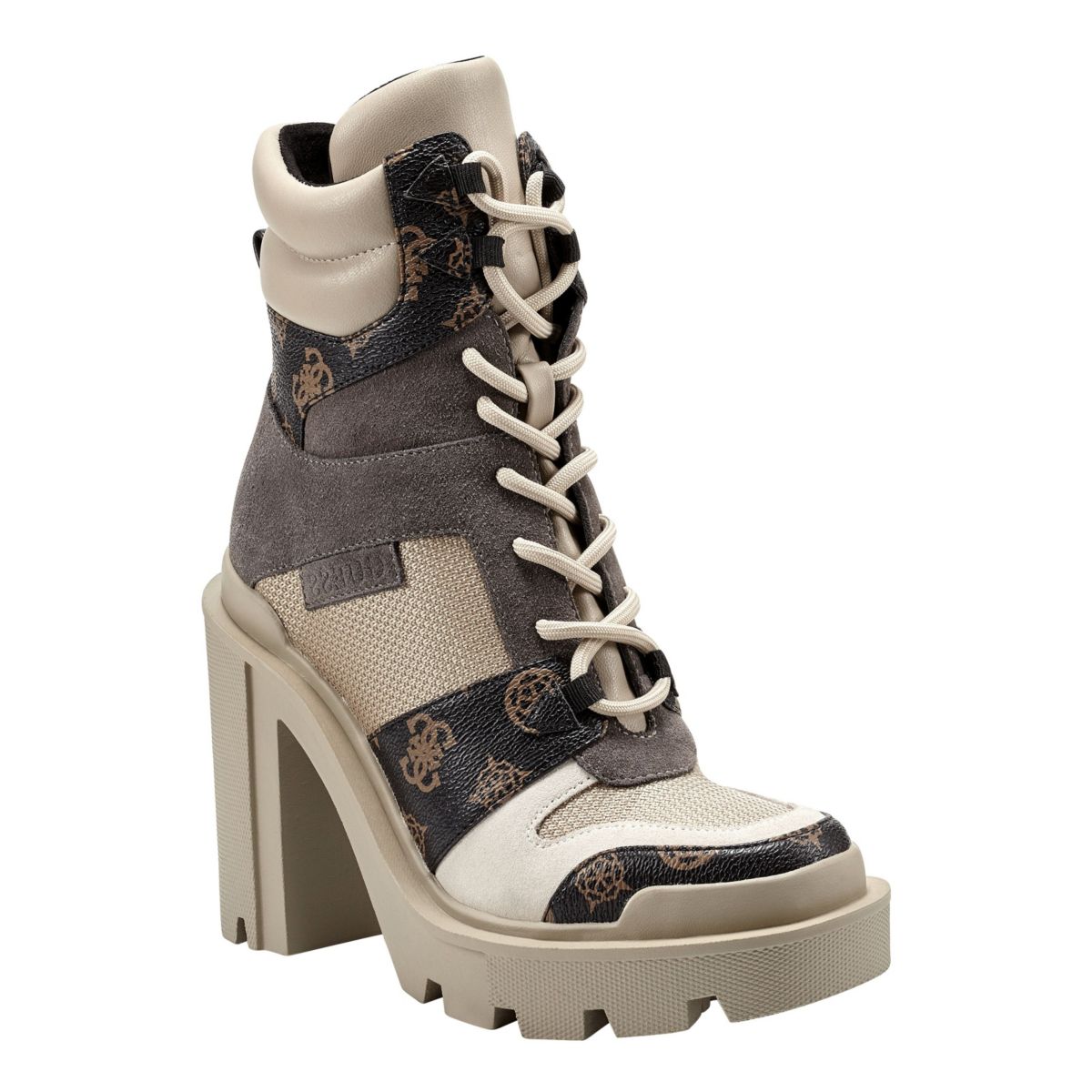 Tadbit Logo Fashion Lace Up Booties