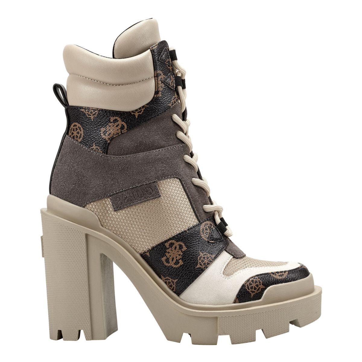 Tadbit Logo Fashion Lace Up Booties