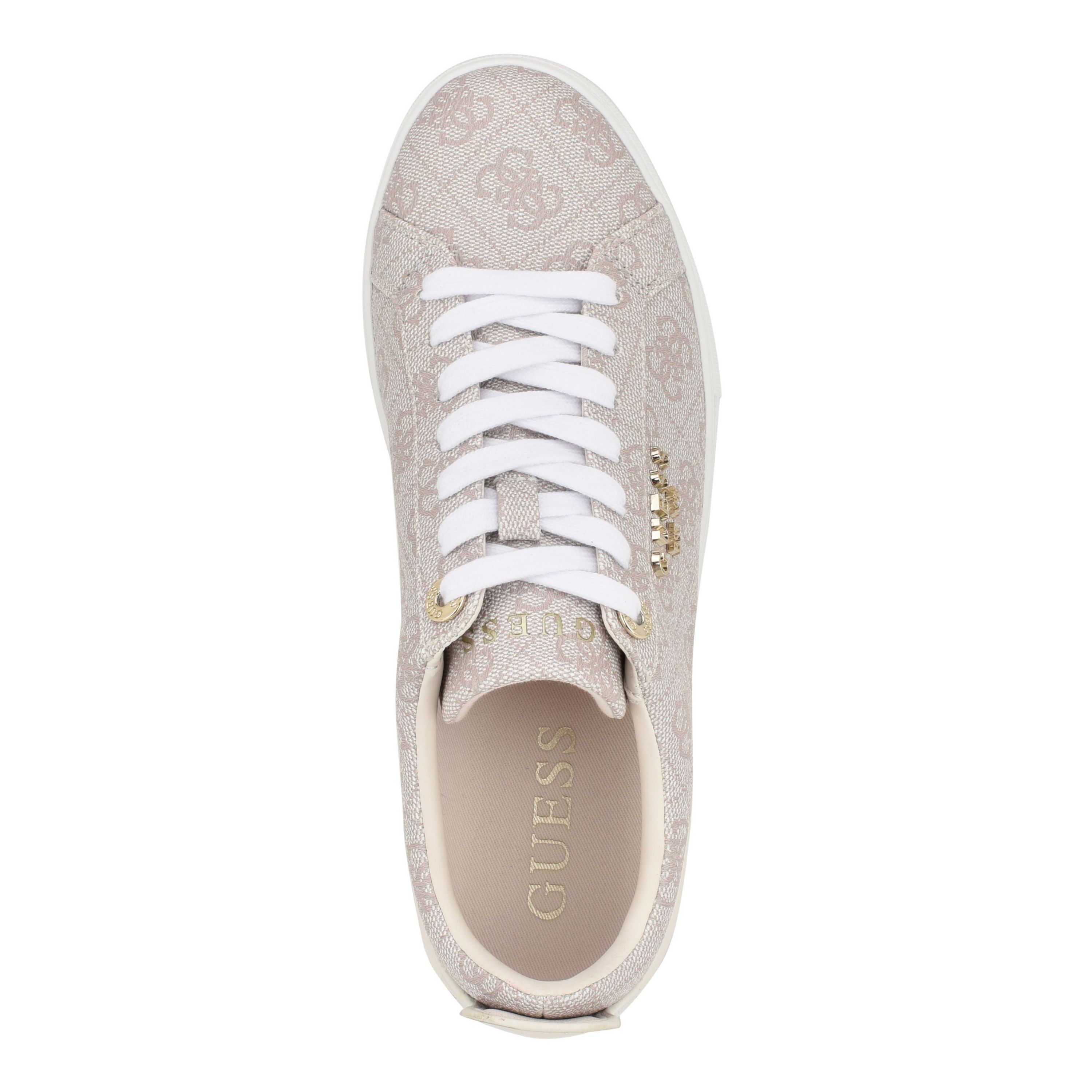 Genza Platform Lace up Round Toe Sneakers