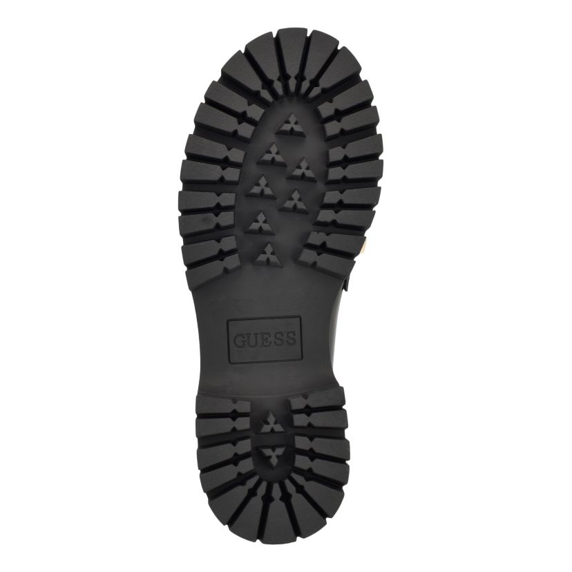 Almost Slip On Lug Sole Round Toe Bit Loafer