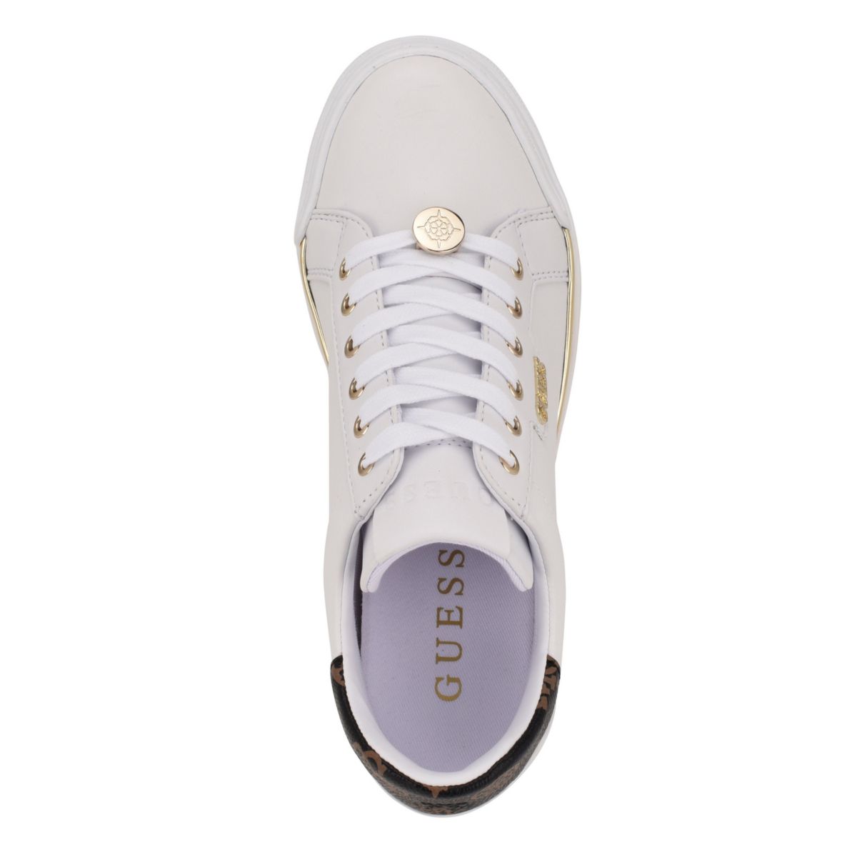 Faster Lace Up Fashion Logo Wedge Sneakers