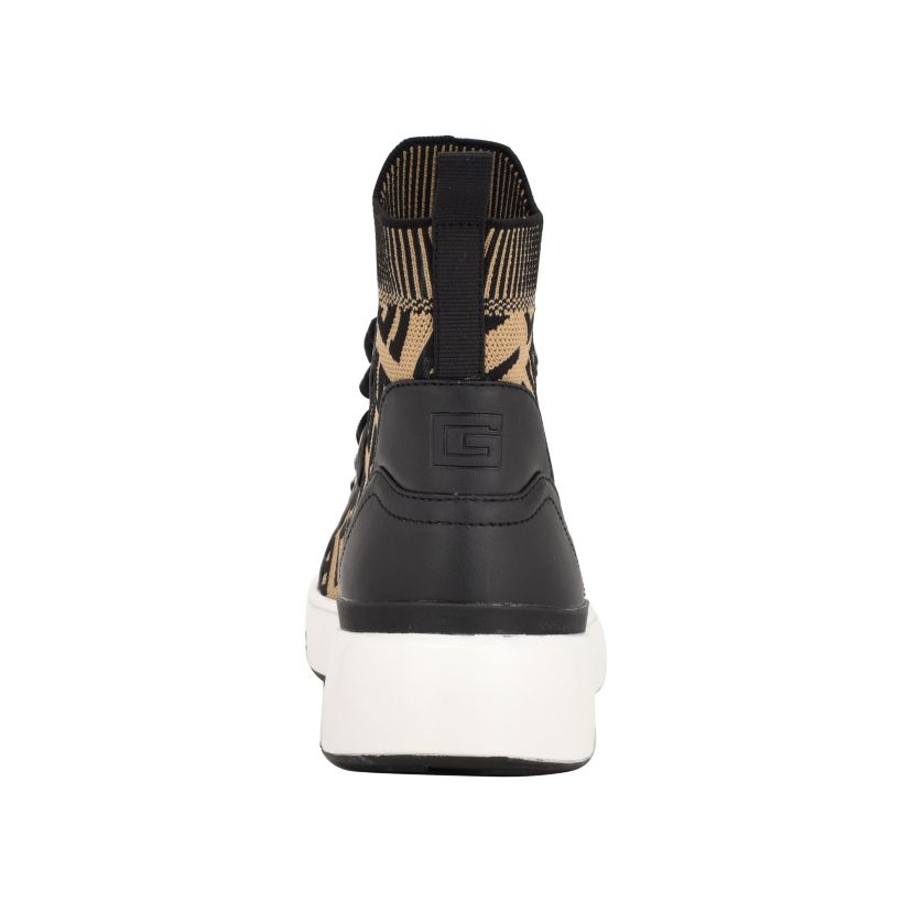 Mannen Knit Lace Up Hi Top Fashion Sneakers