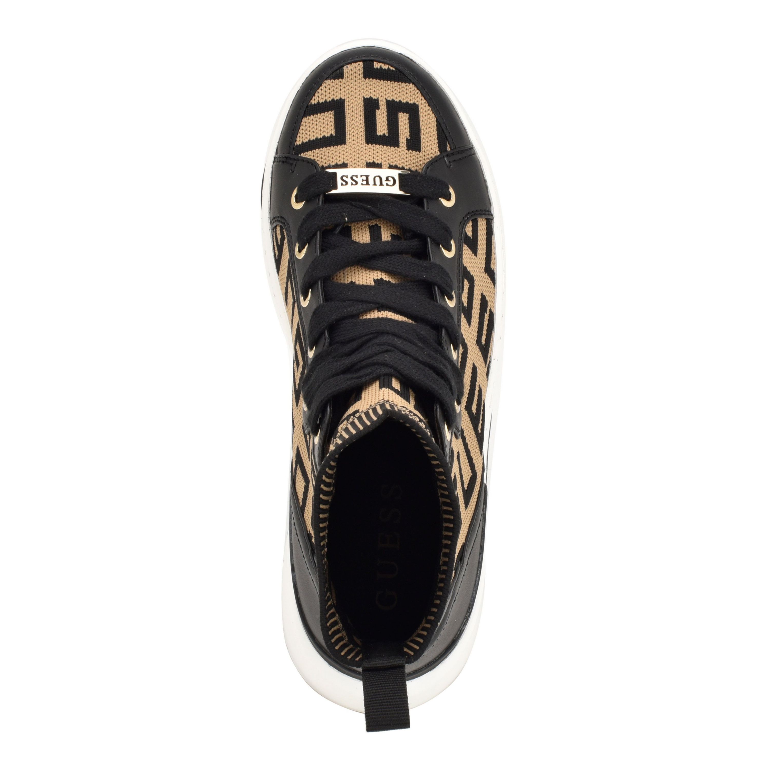 Mannen Knit Lace Up Hi Top Fashion Sneakers
