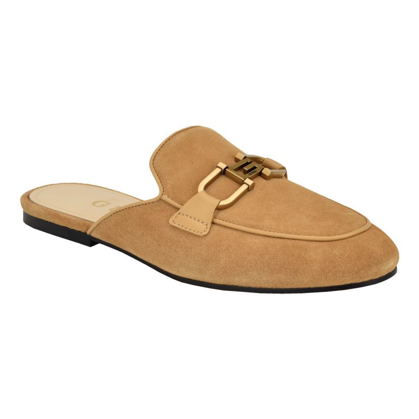 Bommiya Slip On Logo Hardware Mule Loafers