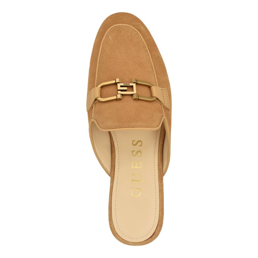 Bommiya Slip On Logo Hardware Mule Loafers