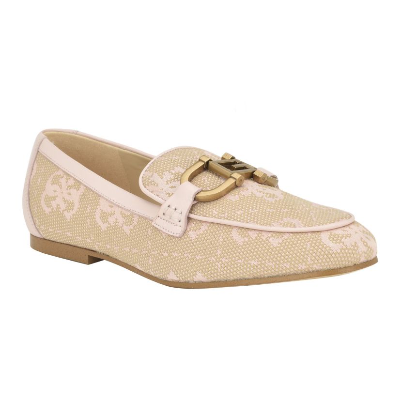 Isaac Slip On Flat Loafers with Hardware