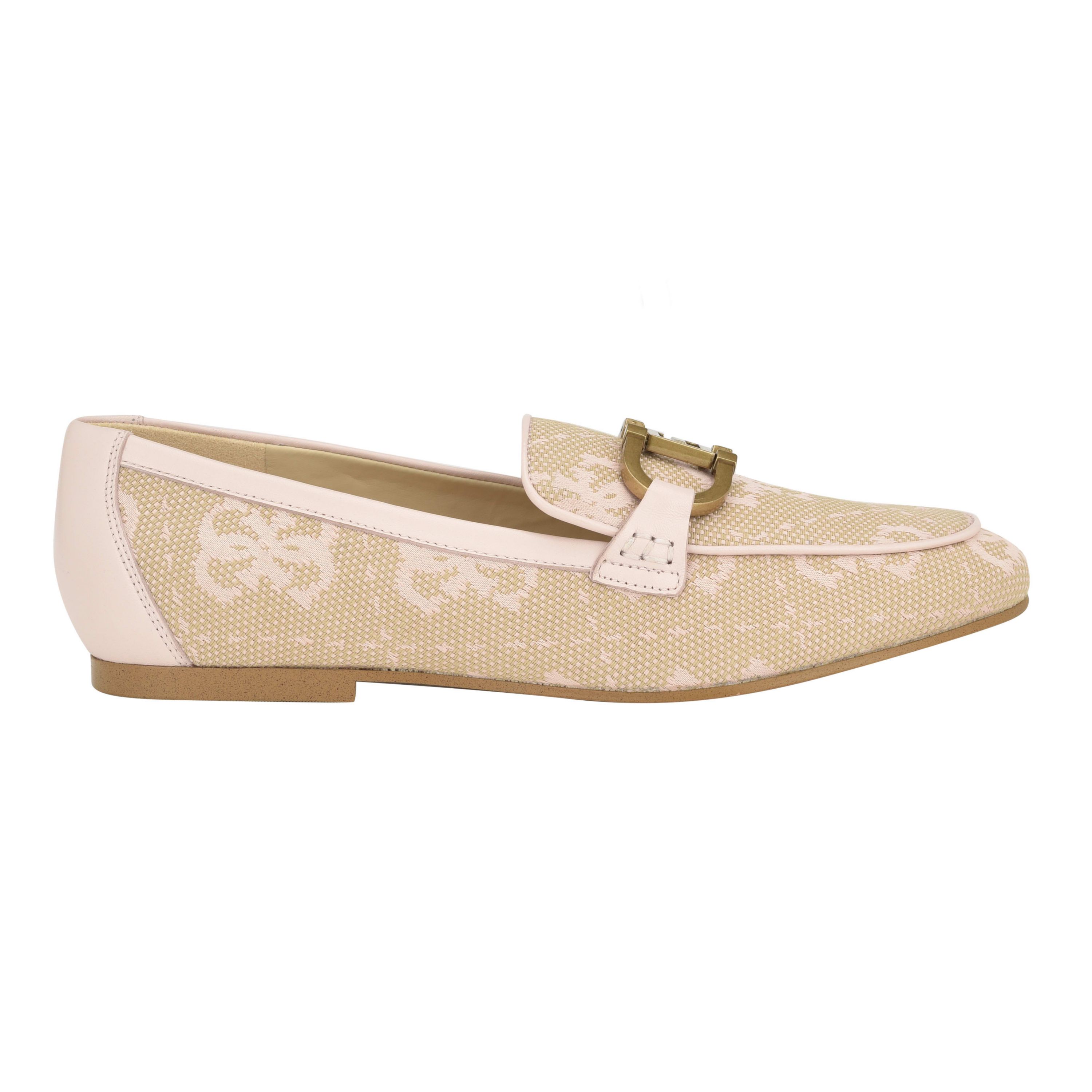 Isaac Slip On Flat Loafers with Hardware