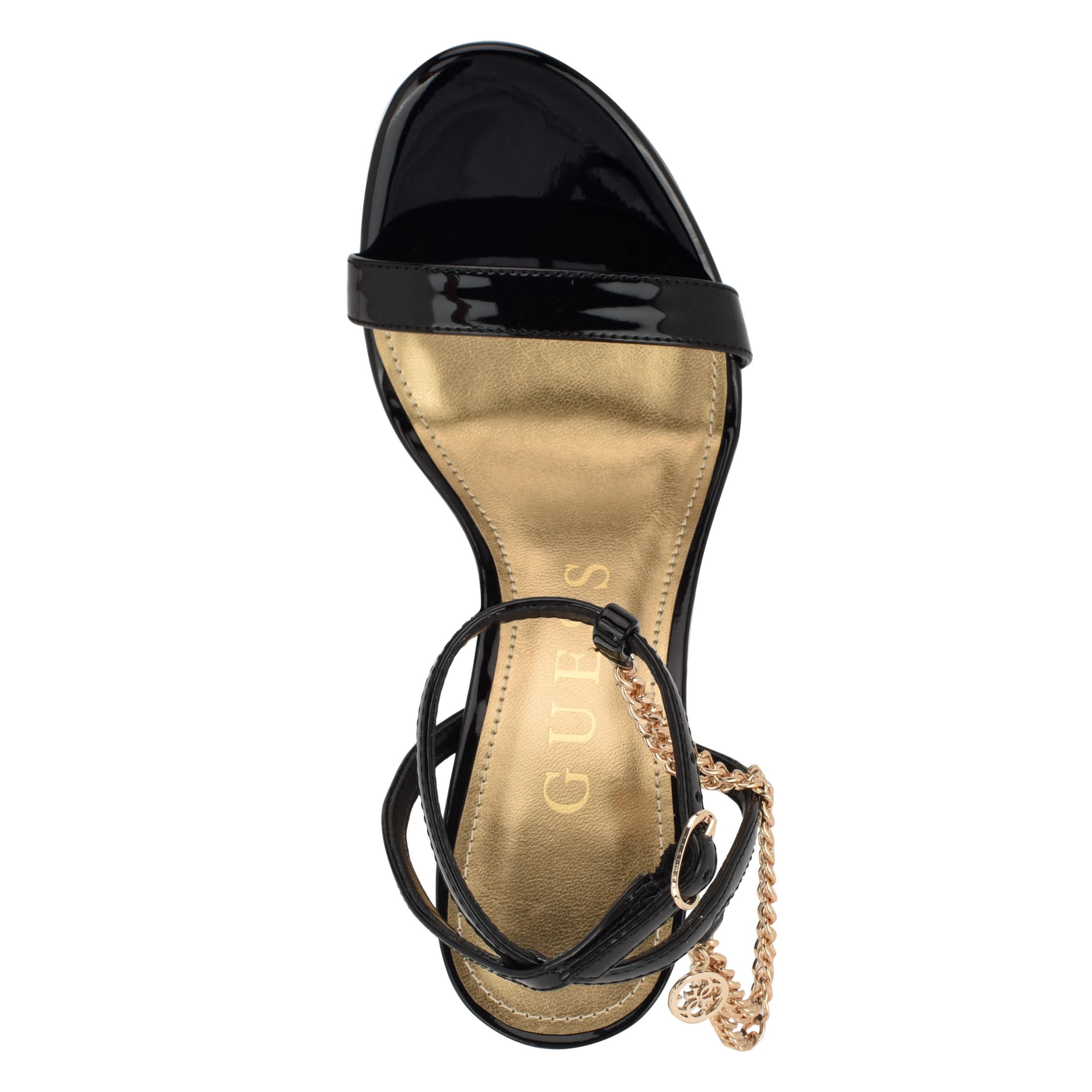 Miamy Open Toe Stiletto Chain Detail Sandals