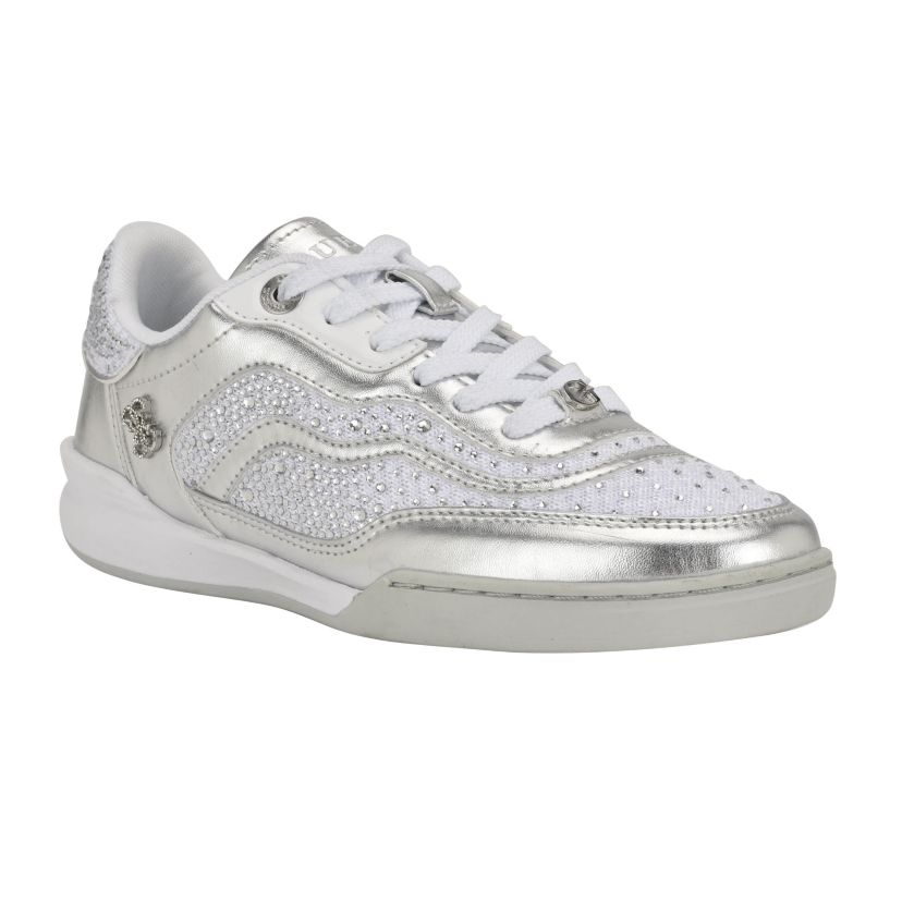 Pritie Quattro G Rhinestone Lace Up Sneaker
